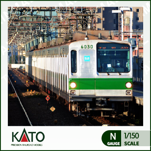 [KATO] 10-1143 에이단 지하철 치요다선 6000계 기본세트 (6 량),철도모형,기차모형,열차모형,트레인몰
