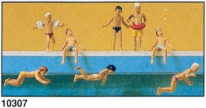 [PREISER] FSP10307 수영하는 아이들 1:87,철도모형,기차모형,열차모형,트레인몰