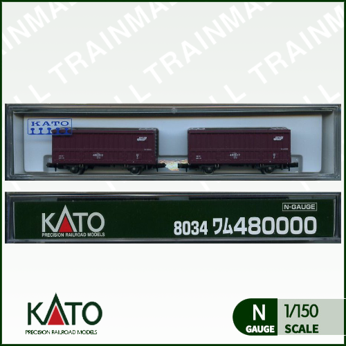 [KATO] 8034 와무 480000 칩수송화차 2량 세트,철도모형,기차모형,열차모형,트레인몰