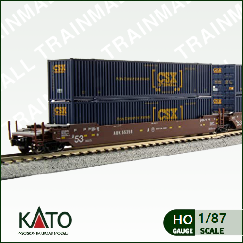 [KATO] 30-9011 Gunderson MAXI-IV 이중적재 컨테이너 화차 BNSF No.253512,철도모형,기차모형,열차모형,트레인몰