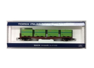 [TOMIX] 2754 - JNR 코키 5500 컨테이너 화차,철도모형,기차모형,열차모형,트레인몰