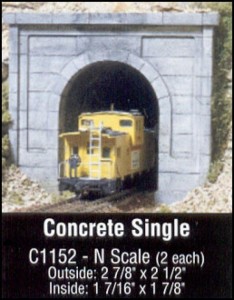 [Woodland scenics] JWC1152 터널: 콘크리트 싱글,철도모형,기차모형,열차모형,트레인몰