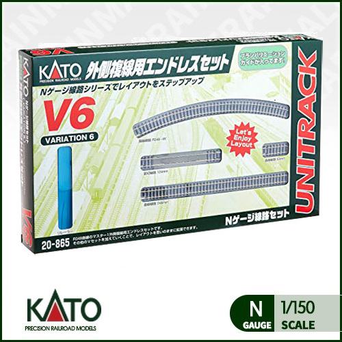 [KATO] 20-865 V6 외각 원형레일 세트(M1 레일세트 대응),철도모형,기차모형,열차모형,트레인몰