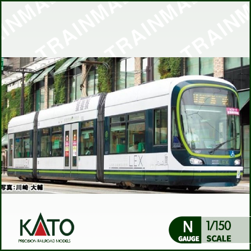 [KATO] 14-804-1 히로시마 전철 1000형 트램 &quot;그린무버 LEX&quot; 1007호기,철도모형,기차모형,열차모형,트레인몰